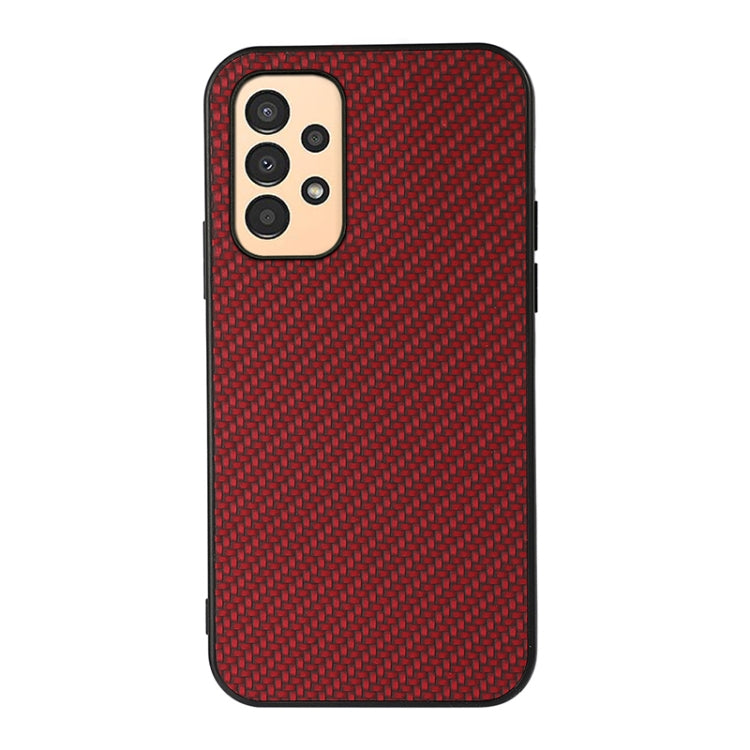 For Samsung Galaxy A13 4G Carbon Fiber Texture Shockproof Phone Case