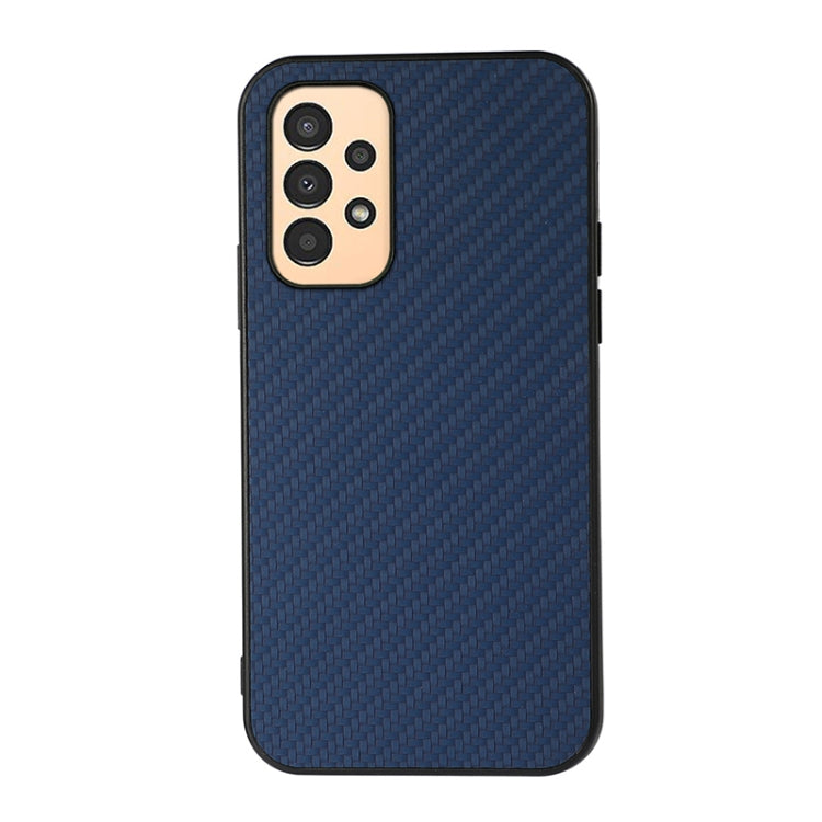 For Samsung Galaxy A13 4G Carbon Fiber Texture Shockproof Phone Case