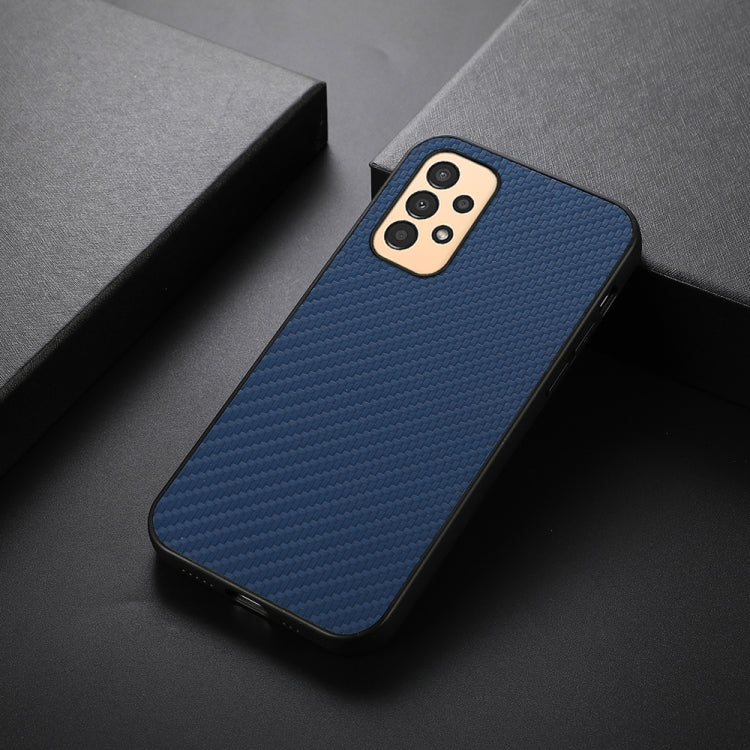 For Samsung Galaxy A13 4G Carbon Fiber Texture Shockproof Phone Case