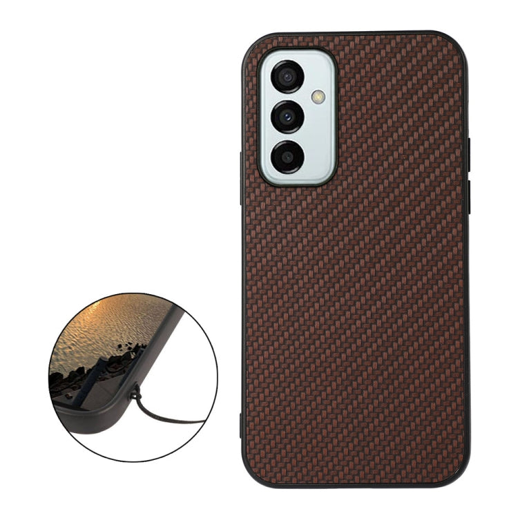 For Samsung Galaxy M23 / F23 5G Carbon Fiber Texture Shockproof Phone Case