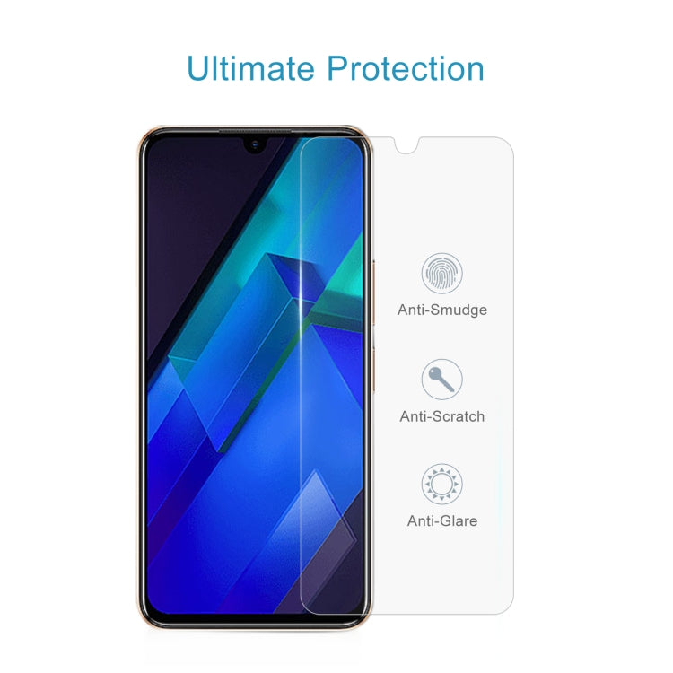 50 PCS 0.26mm 9H 2.5D Tempered Glass Film For Infinix Note 12