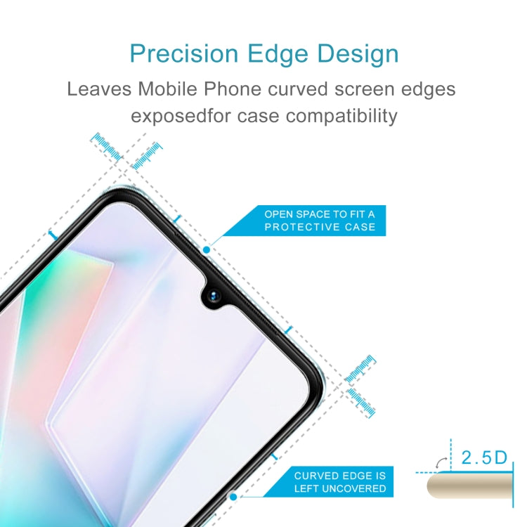50 PCS 0.26mm 9H 2.5D Tempered Glass Film For vivo iQOO Z6 Pro/Z6 44W/S15e/T1 Snapdragon 778G/T1 Pro/iQOO Z6 Lite