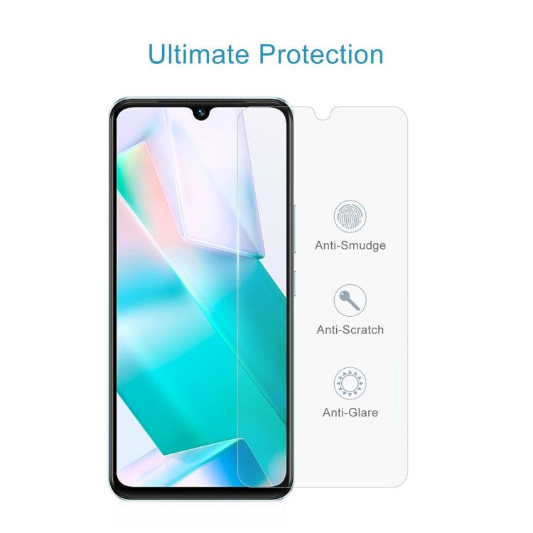 50 PCS 0.26mm 9H 2.5D Tempered Glass Film For vivo iQOO Z6 Pro/Z6 44W/S15e/T1 Snapdragon 778G/T1 Pro/iQOO Z6 Lite