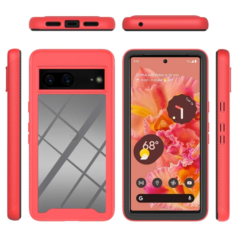 For Google Pixel 7 5G Starry Sky Solid Color Series PC + TPU Phone Case