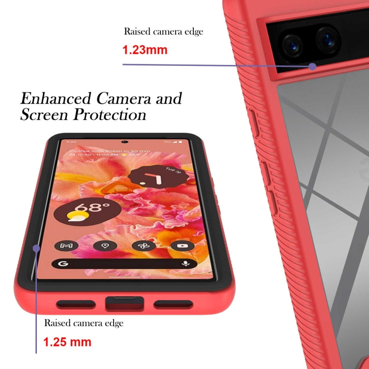 For Google Pixel 7 5G Starry Sky Solid Color Series PC + TPU Phone Case