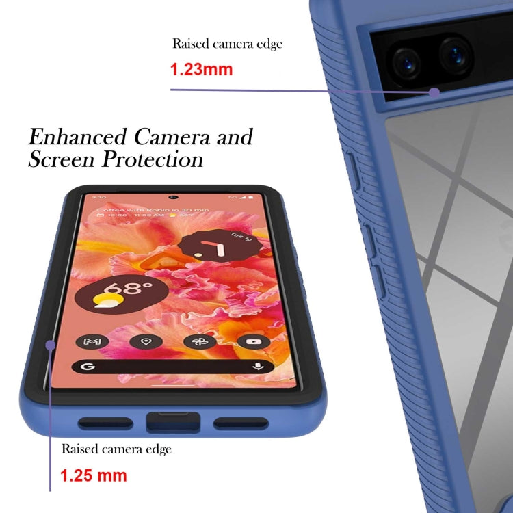For Google Pixel 7 5G Starry Sky Solid Color Series PC + TPU Phone Case