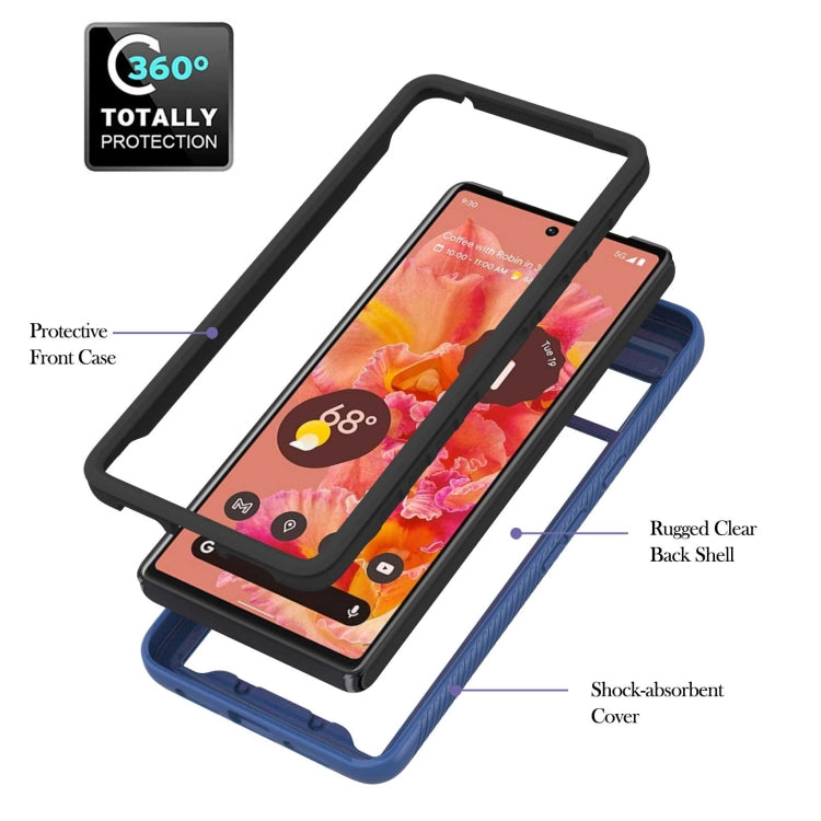 For Google Pixel 7 5G Starry Sky Solid Color Series PC + TPU Phone Case