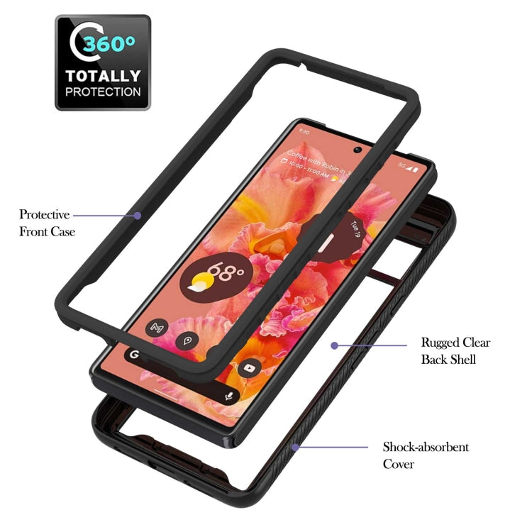 For Google Pixel 7 5G Starry Sky Solid Color Series PC + TPU Phone Case