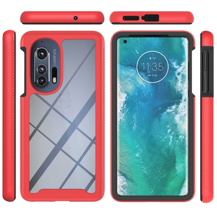 For Motorola Edge+ 2022 Starry Sky Solid Color Series PC + TPU Phone Case