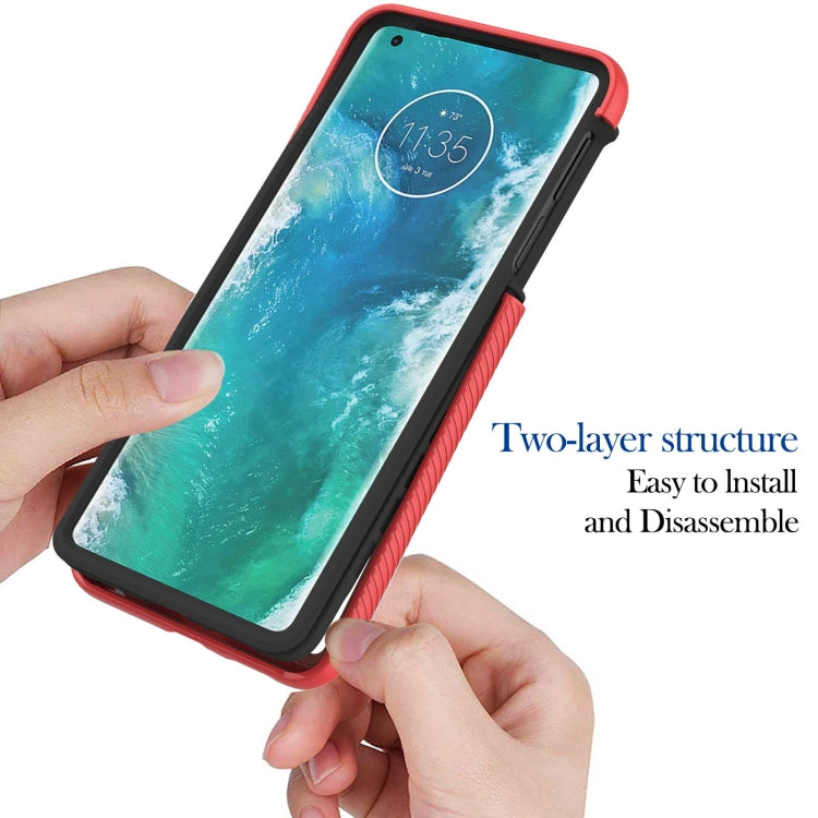 For Motorola Edge+ 2022 Starry Sky Solid Color Series PC + TPU Phone Case