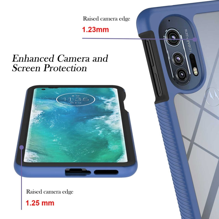 For Motorola Edge+ 2022 Starry Sky Solid Color Series PC + TPU Phone Case