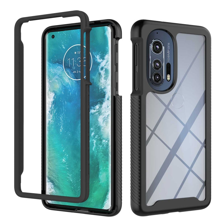 For Motorola Edge+ 2022 Starry Sky Solid Color Series PC + TPU Phone Case