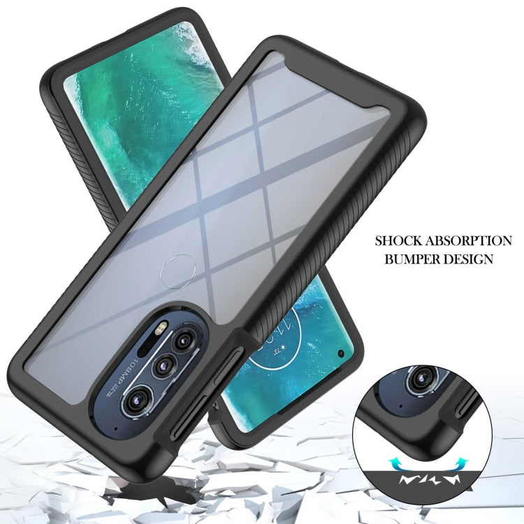 For Motorola Edge+ 2022 Starry Sky Solid Color Series PC + TPU Phone Case