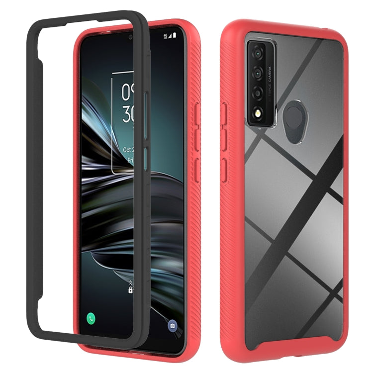 For TCL 20 XE Starry Sky Solid Color Series PC + TPU Phone Case