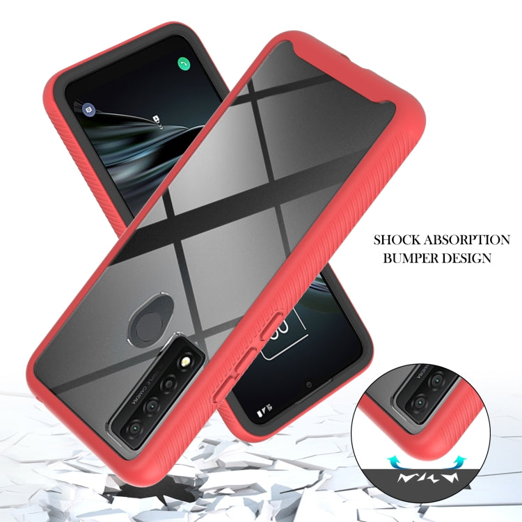 For TCL 20 XE Starry Sky Solid Color Series PC + TPU Phone Case