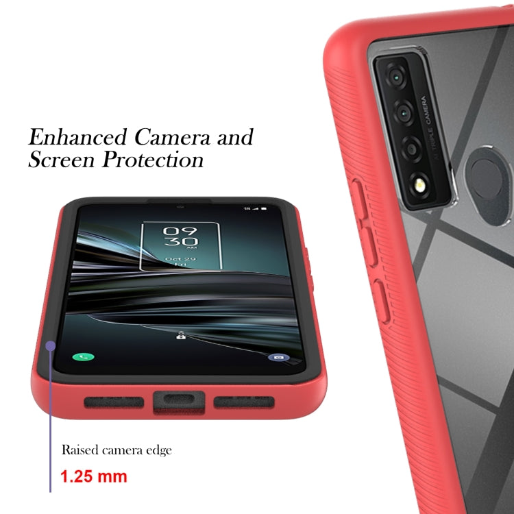 For TCL 20 XE Starry Sky Solid Color Series PC + TPU Phone Case