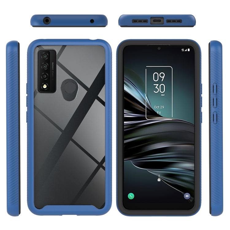 For TCL 20 XE Starry Sky Solid Color Series PC + TPU Phone Case