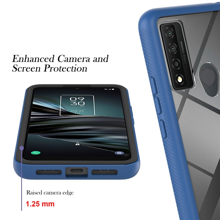 For TCL 20 XE Starry Sky Solid Color Series PC + TPU Phone Case