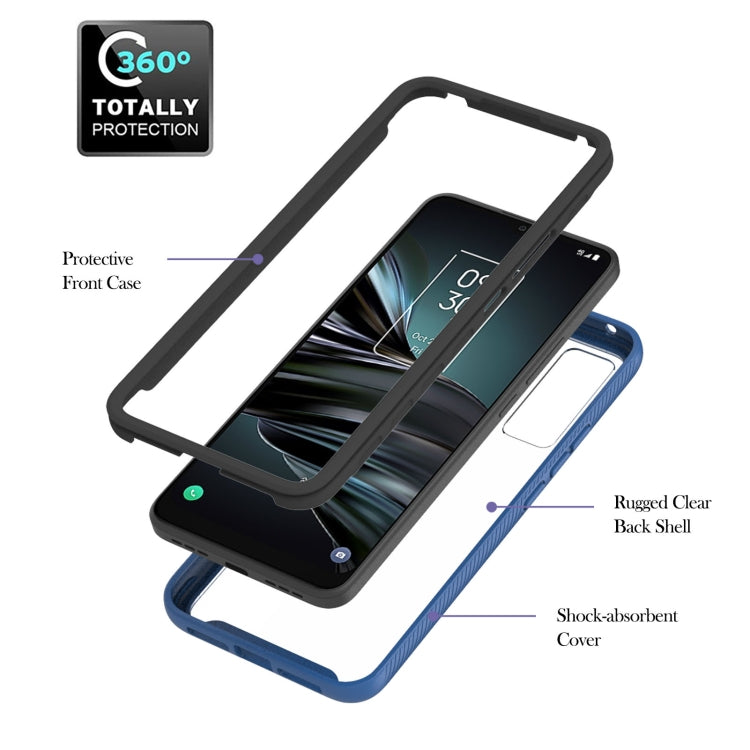 For TCL 20 XE Starry Sky Solid Color Series PC + TPU Phone Case