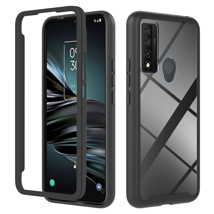 For TCL 20 XE Starry Sky Solid Color Series PC + TPU Phone Case