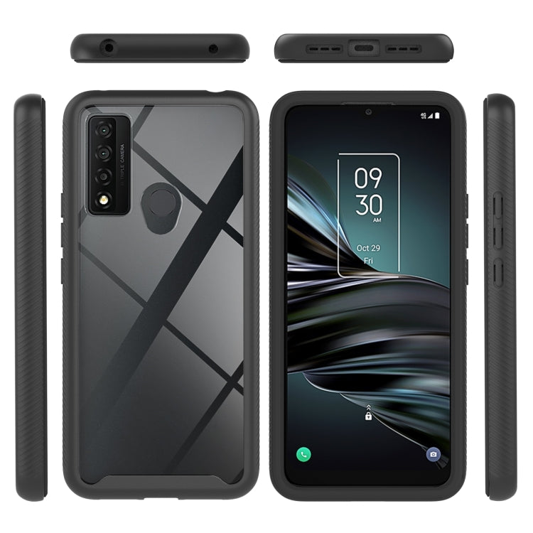 For TCL 20 XE Starry Sky Solid Color Series PC + TPU Phone Case