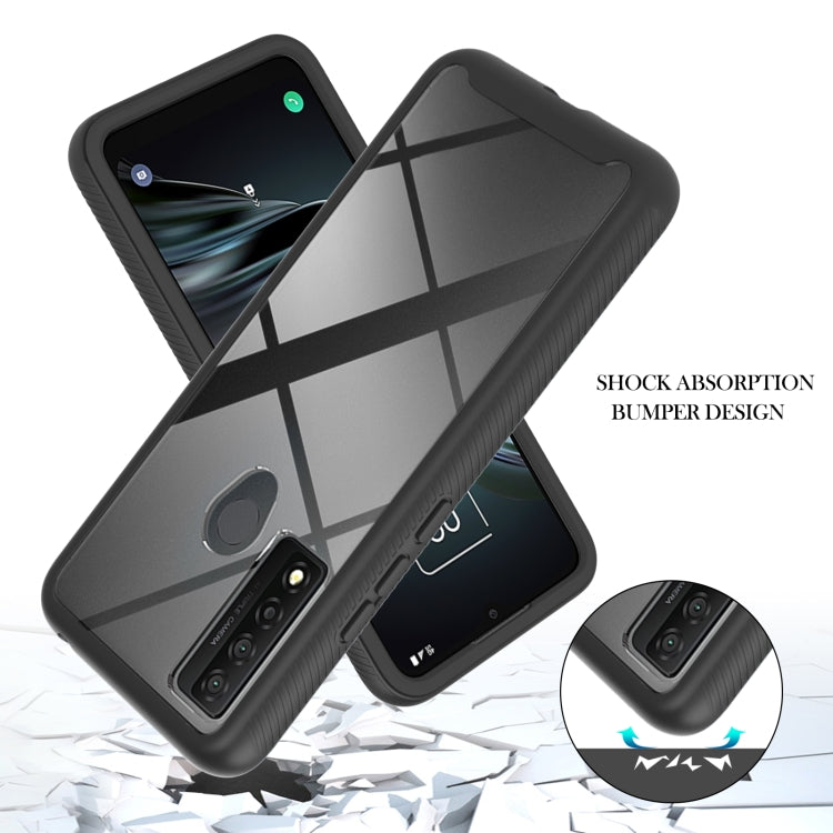For TCL 20 XE Starry Sky Solid Color Series PC + TPU Phone Case
