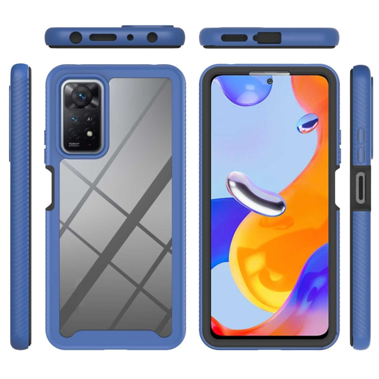 For Xiaomi Redmi Note 11 Pro 5G / 4G Foreign Starry Sky Solid Color Series PC + TPU Phone Case