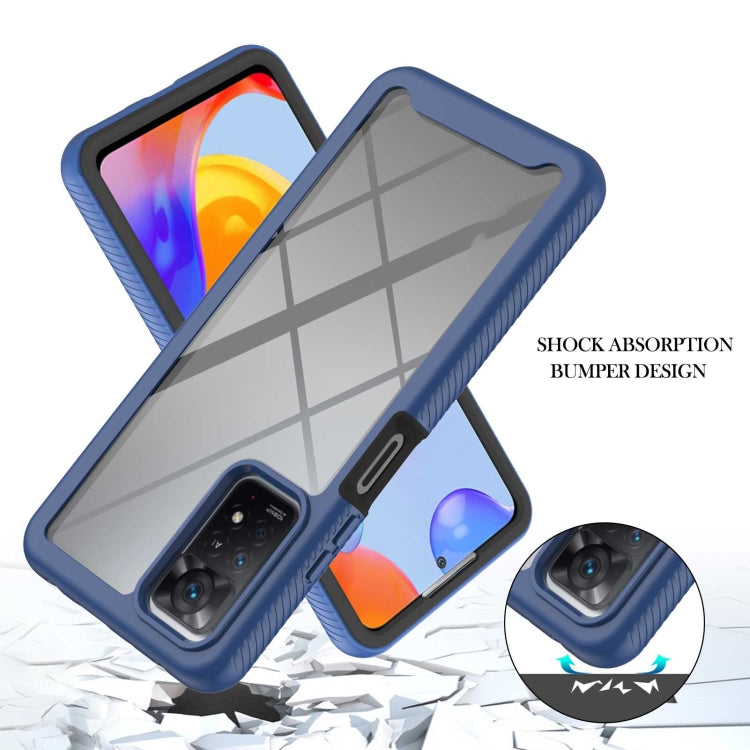 For Xiaomi Redmi Note 11 Pro 5G / 4G Foreign Starry Sky Solid Color Series PC + TPU Phone Case