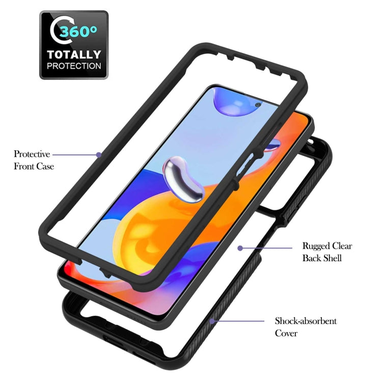 For Xiaomi Redmi Note 11 Pro 5G / 4G Foreign Starry Sky Solid Color Series PC + TPU Phone Case