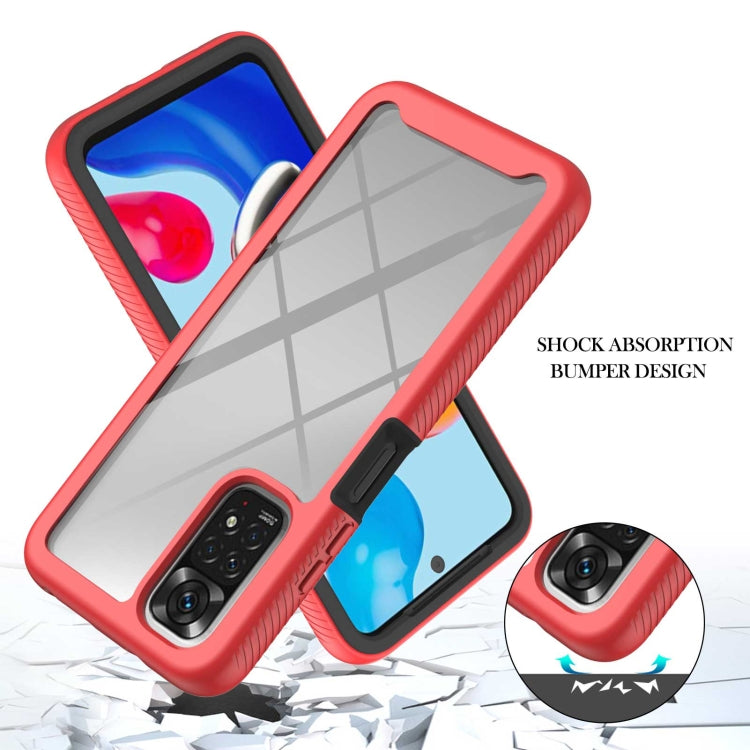 For Xiaomi Redmi Note 11S / Note 11 4G Foreign Starry Sky Solid Color Series PC + TPU Phone Case