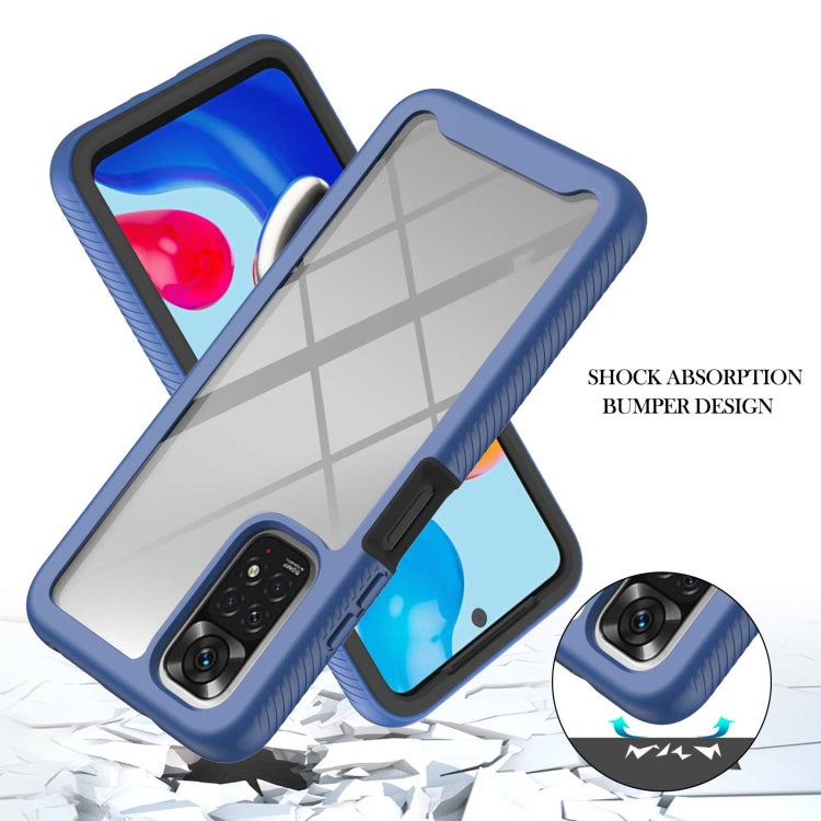 For Xiaomi Redmi Note 11S / Note 11 4G Foreign Starry Sky Solid Color Series PC + TPU Phone Case