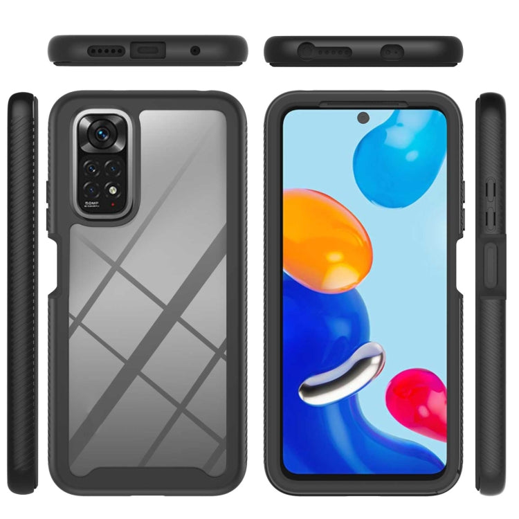 For Xiaomi Redmi Note 11S / Note 11 4G Foreign Starry Sky Solid Color Series PC + TPU Phone Case