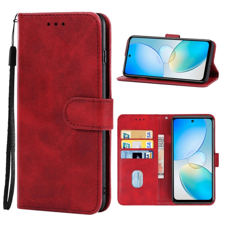 For Infinix Hot 12 Leather Phone Case