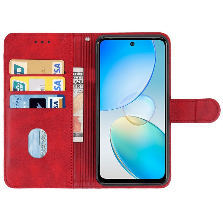 For Infinix Hot 12 Leather Phone Case