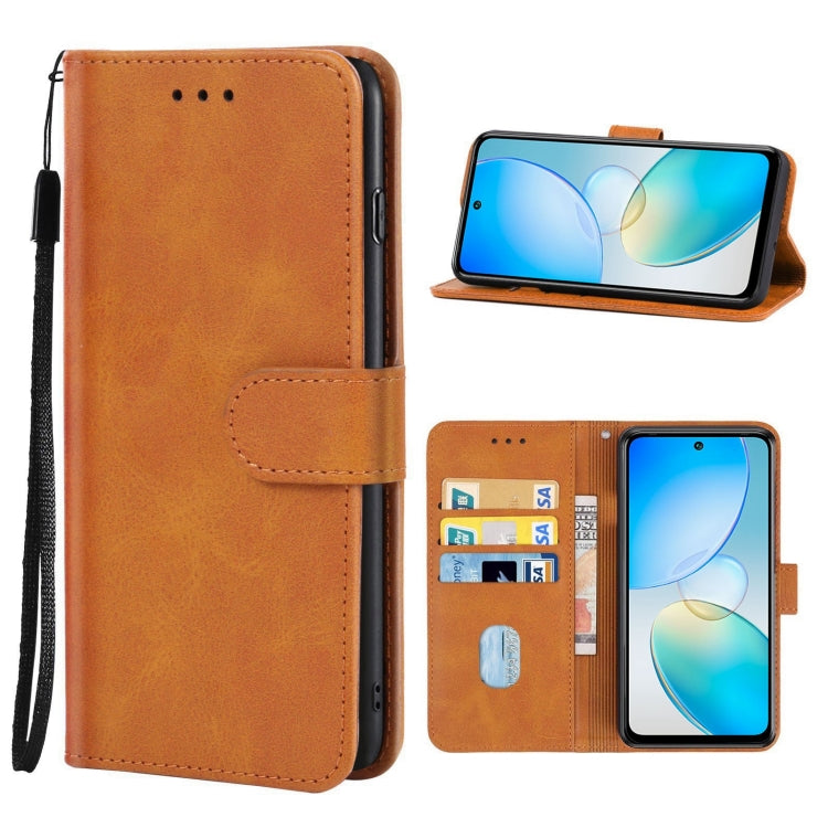 For Infinix Hot 12 Leather Phone Case