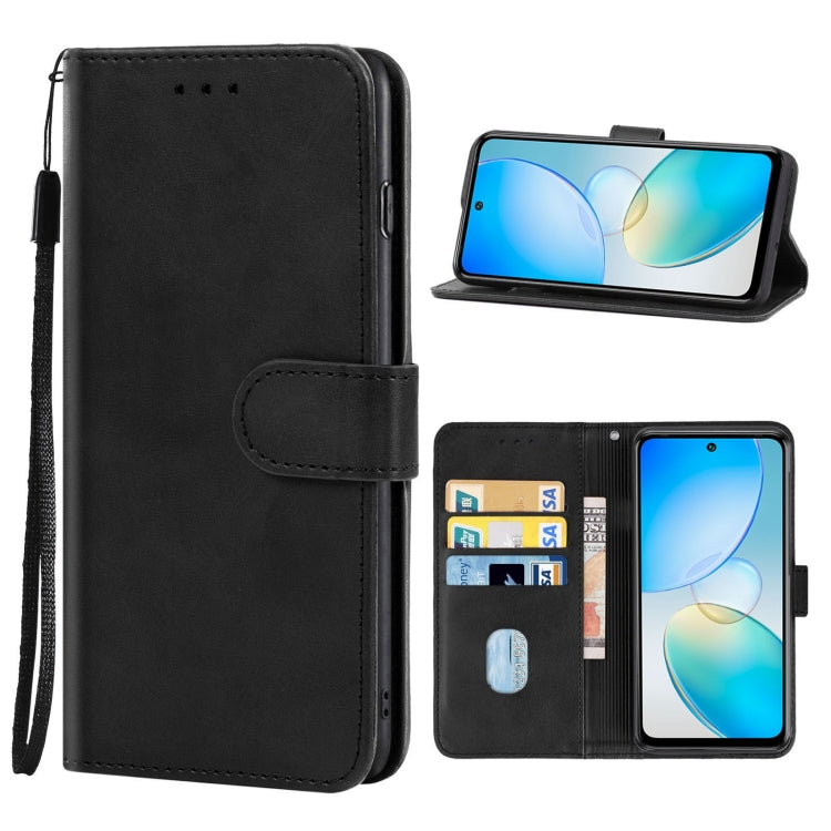 For Infinix Hot 12 Leather Phone Case