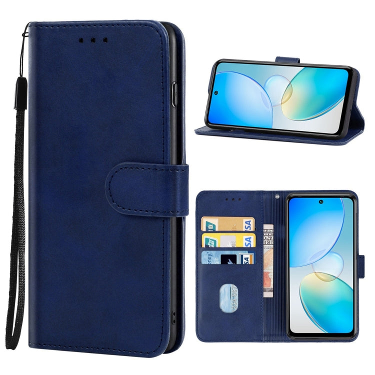 For Infinix Hot 12 Leather Phone Case