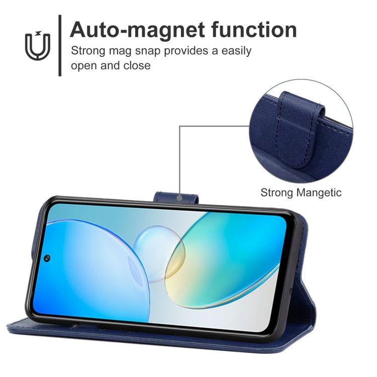 For Infinix Hot 12 Leather Phone Case