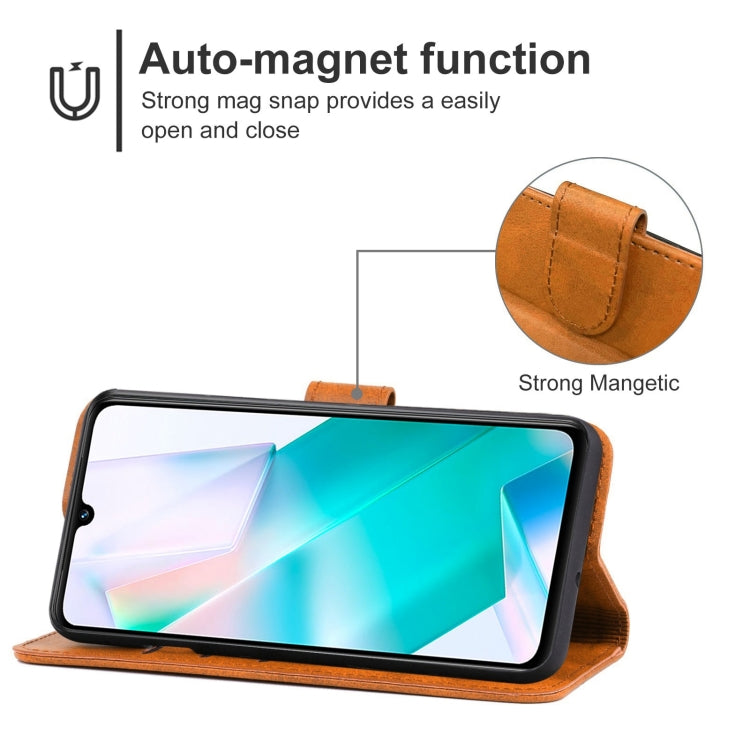 For vivo T1 Snapdragon 778G Leather Phone Case