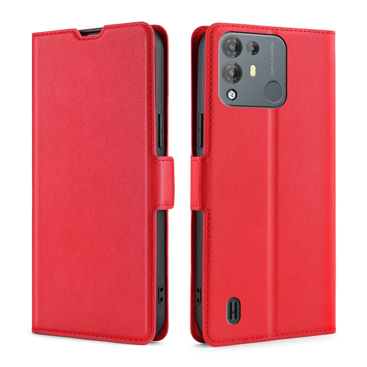 For Blackview A55 Pro Ultra-thin Voltage Side Buckle PU + TPU Leather Phone Case