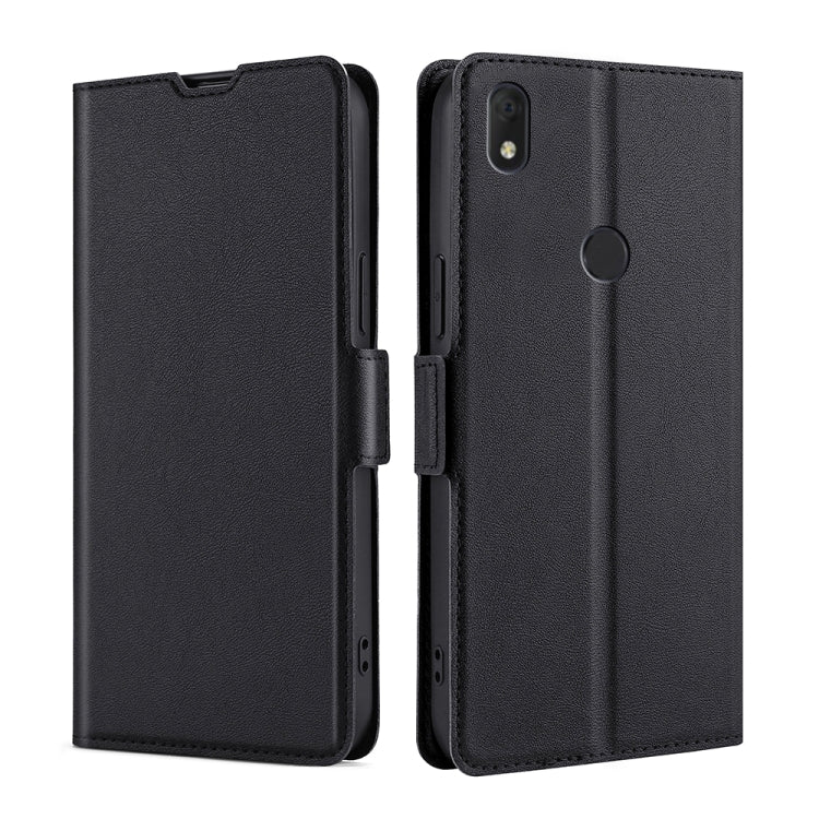 For Alcatel Axel / Lumos Ultra-thin Voltage Side Buckle PU + TPU Leather Phone Case