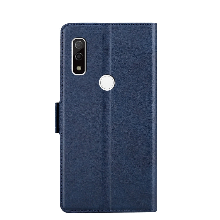 For Fujitsu Arrows WE F-51B Ultra-thin Voltage Side Buckle PU + TPU Leather Phone Case