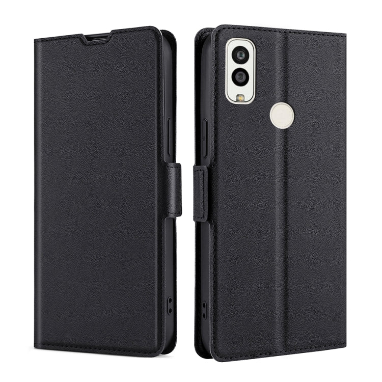 For Kyocera Android One S9 / Digno Sanga Edition Ultra-thin Voltage Side Buckle PU + TPU Leather Phone Case