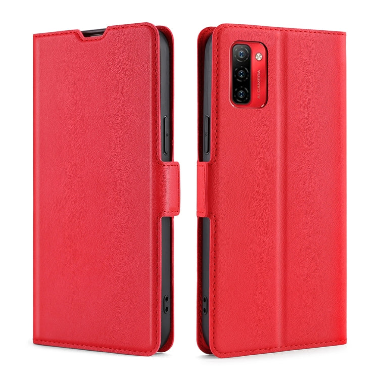 For Ulefone Note 12P Ultra-thin Voltage Side Buckle PU + TPU Leather Phone Case
