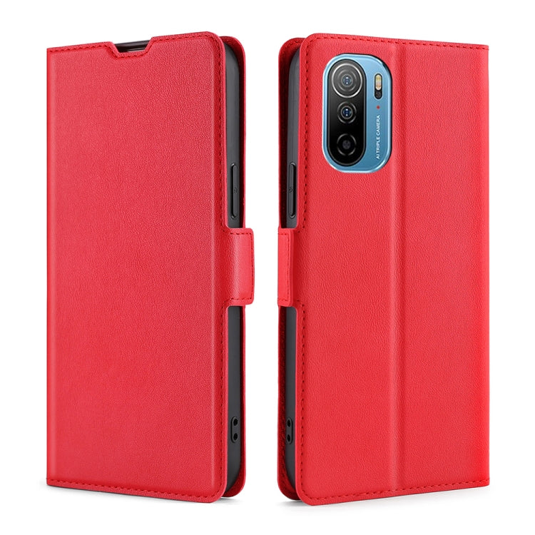 For Ulefone Note 13P Ultra-thin Voltage Side Buckle PU + TPU Leather Phone Case