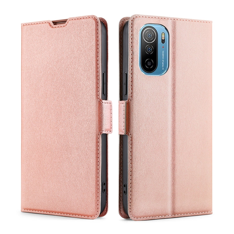 For Ulefone Note 13P Ultra-thin Voltage Side Buckle PU + TPU Leather Phone Case