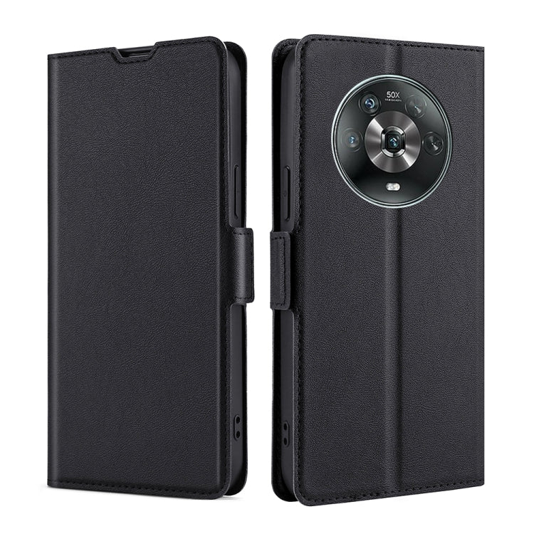For Honor Magic4 Ultra-thin Voltage Side Buckle Flip Leather Case