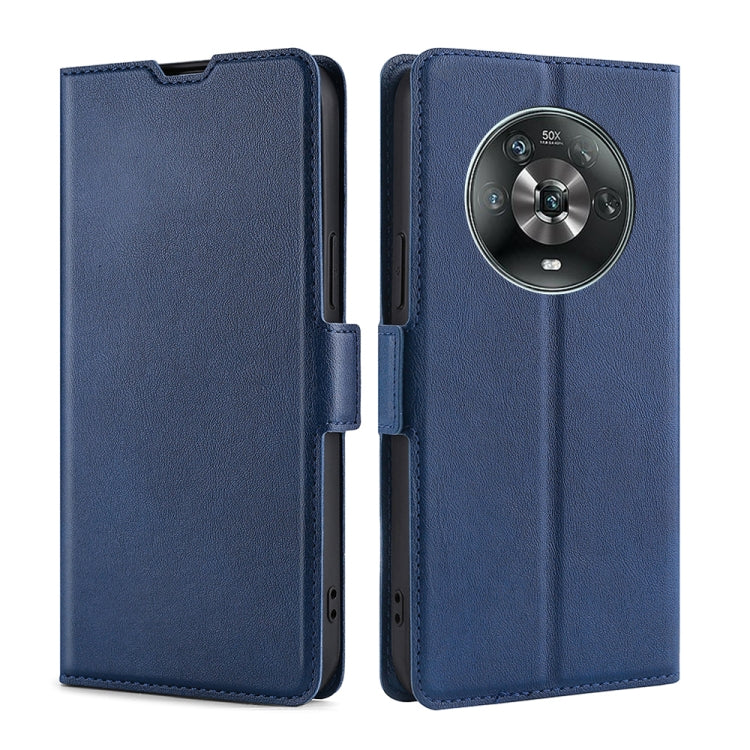 For Honor Magic4 Ultra-thin Voltage Side Buckle Flip Leather Case