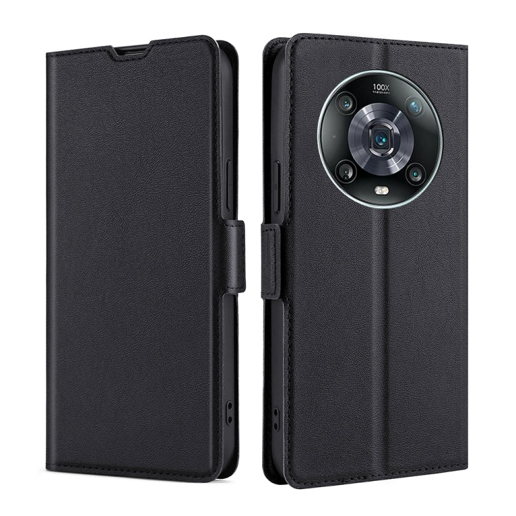 For Honor Magic4 Pro Ultra-thin Voltage Side Buckle Flip Leather Case