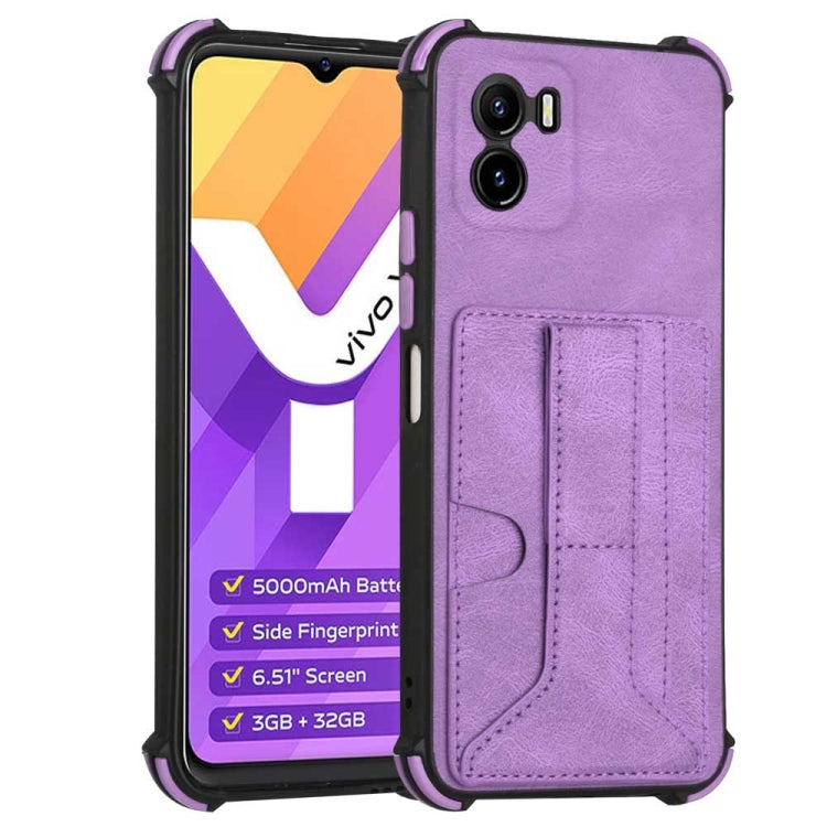 For vivo Y15s 2021 Dream PU + TPU Four-corner Shockproof Phone Case
